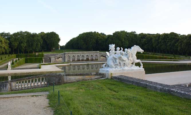 Soirée aux chandelles à Vaux-le-Vicomte, Seine et Marne, Maincy, Château, Renaissance, visite